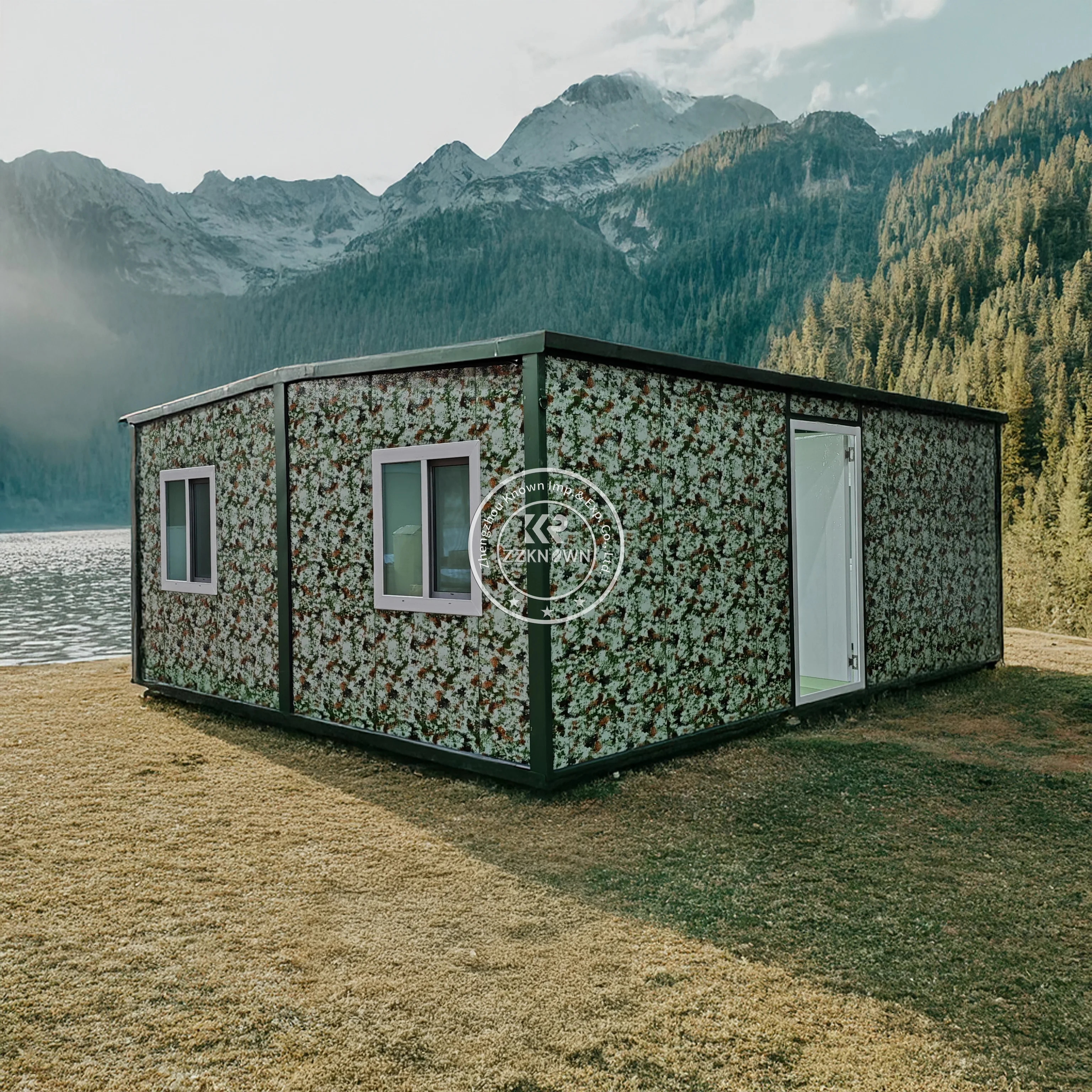 2025 Самый продаваемый прочный сборный дом длиной 20 футов. Современный складной контейнерный дом для жилых помещений для развития эко-реторт.