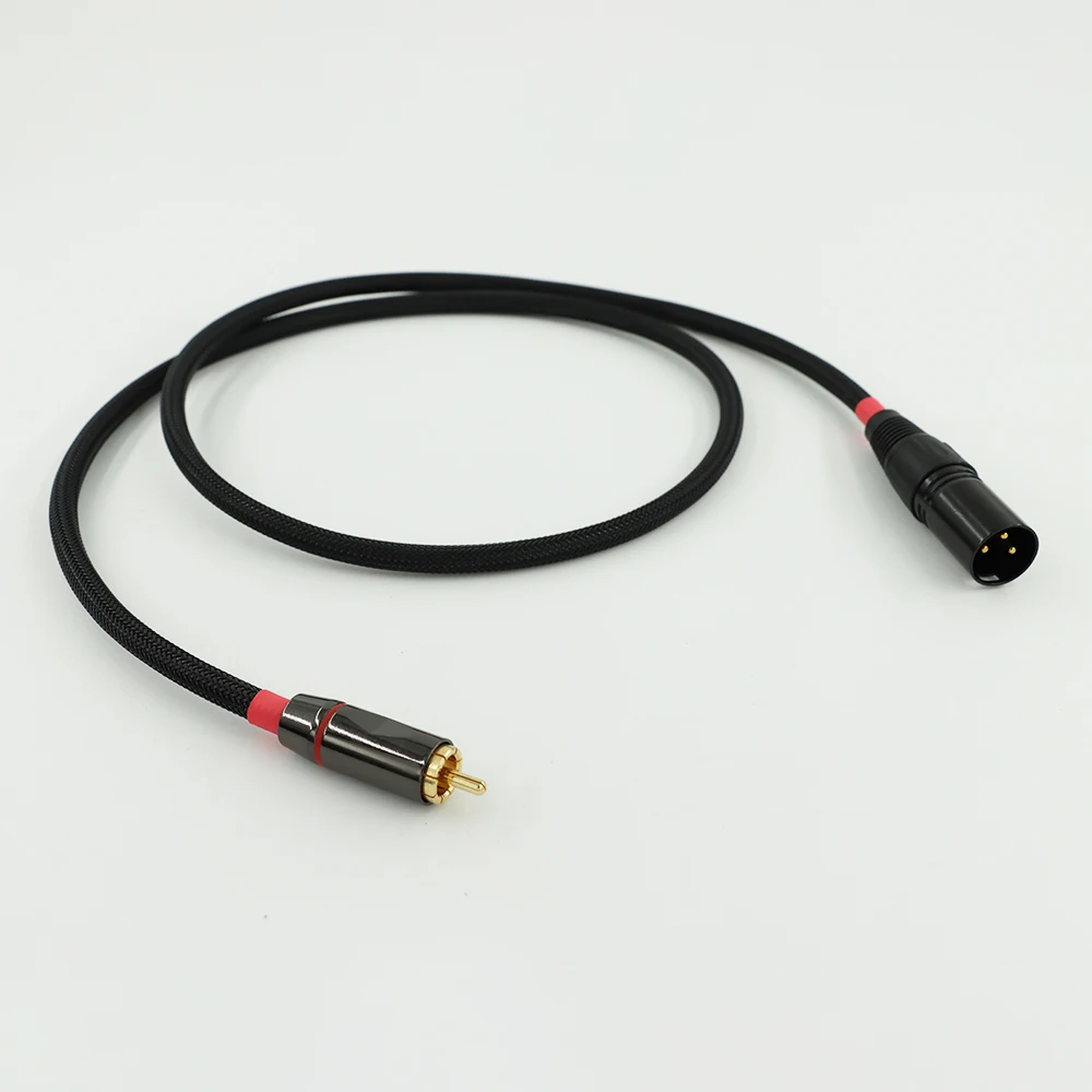 

Dual-Layer Shielded OCC Conversion Cable: Carare L-4E6S RCA to XLR Adapter for Balanced Active Monitors​