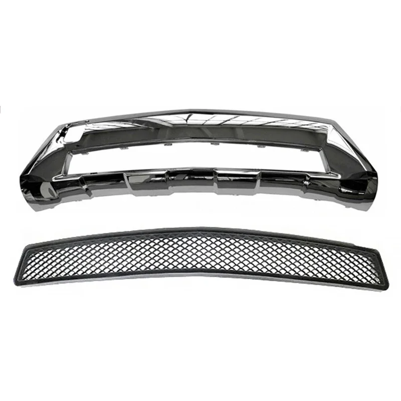 For Mercedes Benz ML Class W166 A1668855925 A1668858625 Front Intake hood Lower Grill Radiator Grille Chrome Trim Accessories