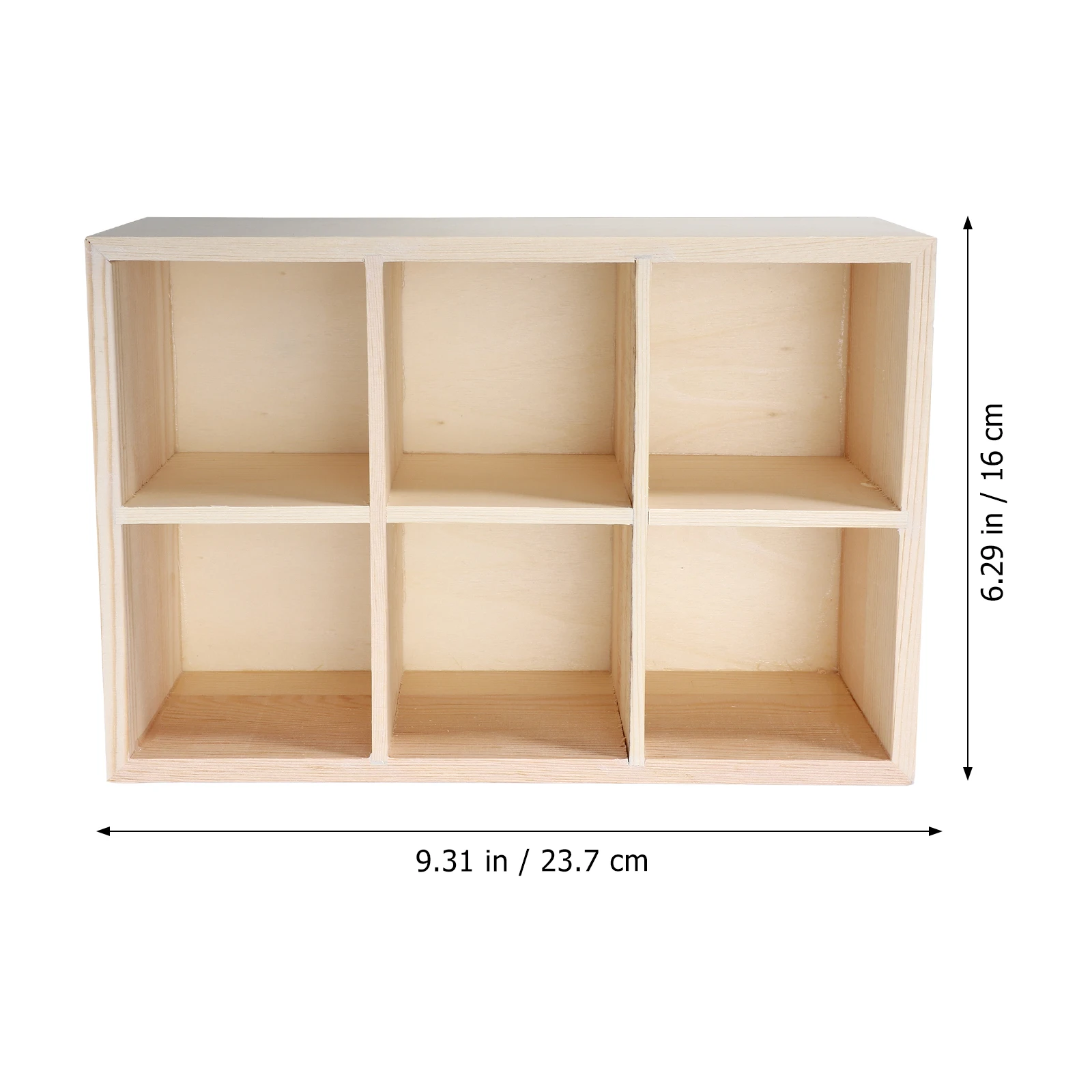 

2 Pcs Desktop Storage Rack Office Bins Cube Organizer Shelf Small Stackable Boxes Multi Compartment Manual Home Mini
