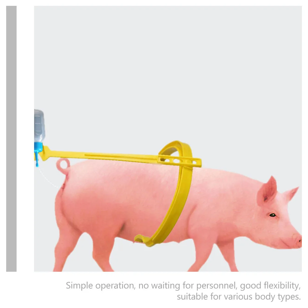 البلاستيك خنزير الظهر كليب التلقائي الماشية رف حقيبة الزجاجات منع التدفق الخلفي كفاءة عالية الحرارة الباردة