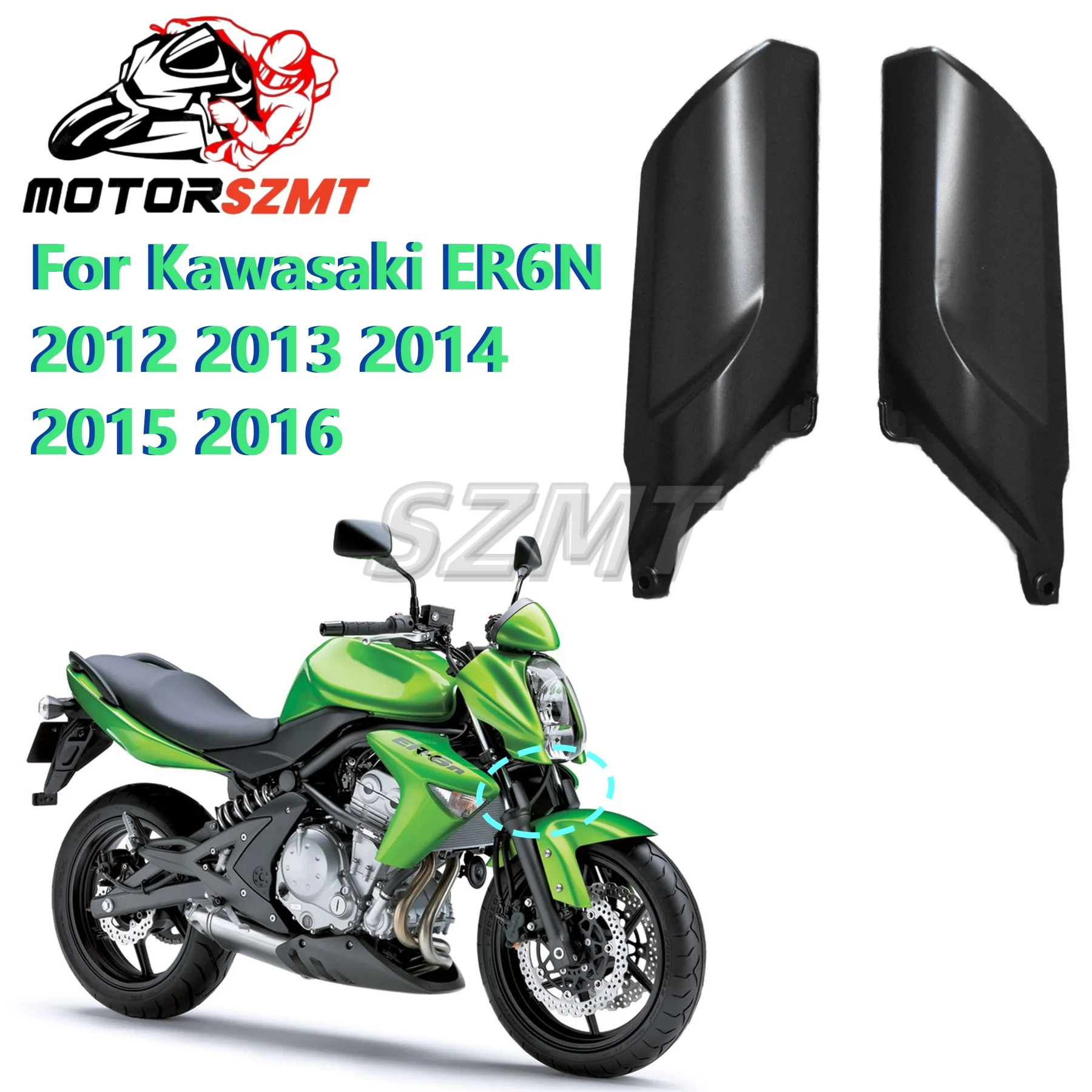 

coudon For Kawasaki ER6N 2012 2013 2014 2015 2016 Carbon Fiber Color Rear Side Tail Fairing