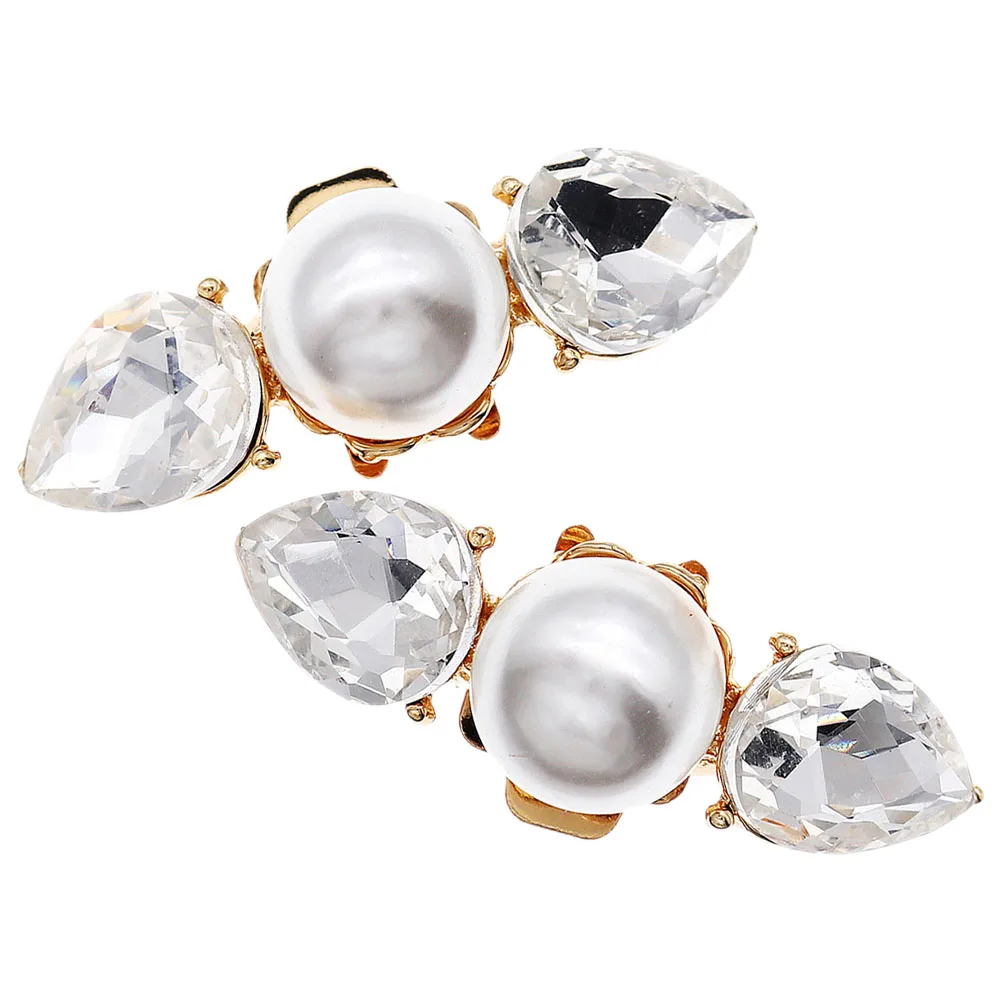 

Metal Bridal Clips Decorative Clips for Women Rhinestone Bride Shoe Jewelry Bridal High Heel Shoe Jewelry Accessories