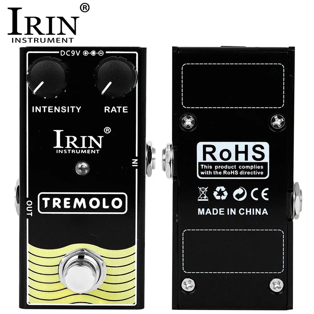 IRIN RF-09 Tremolo Guitar Effect Pedal Classic Tube Amplifier Simulation Tremolo Pedal Electric Guitar Parts & Accessories