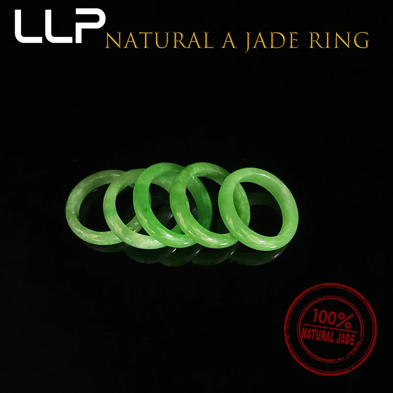 Natural Dry Green Emerald Ring Charm Stylish Elegant Jewelry For Male And Female Couples Promises The Best-Selling Holiday Gift