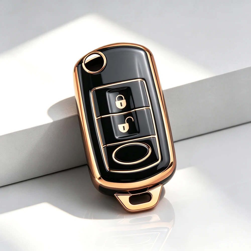 3Buttons Flip Remote Tpu Car Key Fob Shell Case for Land Rover for Discovery 3 LR3 for Range Rover for Sport for Vouge 2005-2026