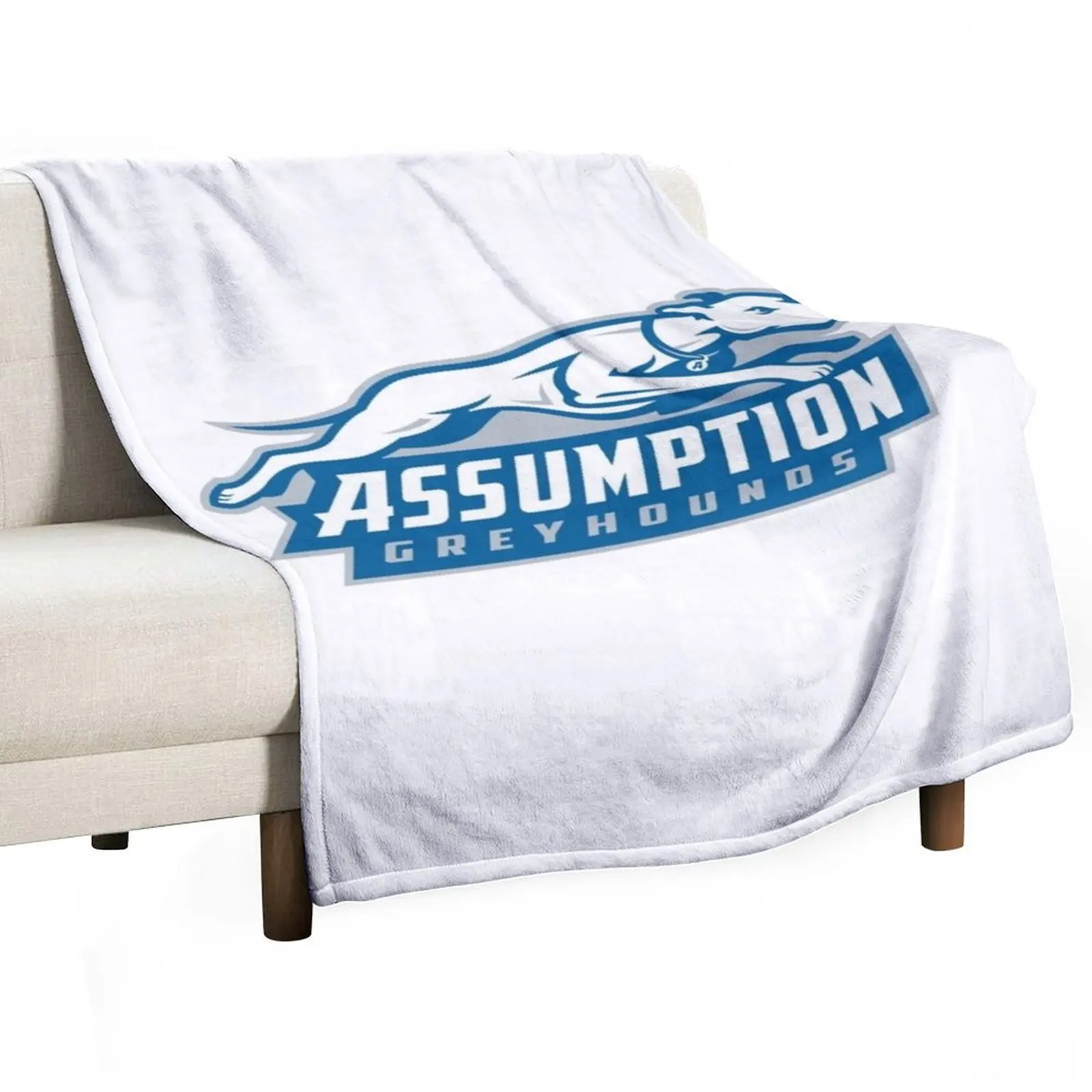 

Assumption University logo Throw Blanket Moving Plush Warm Furry Blankets