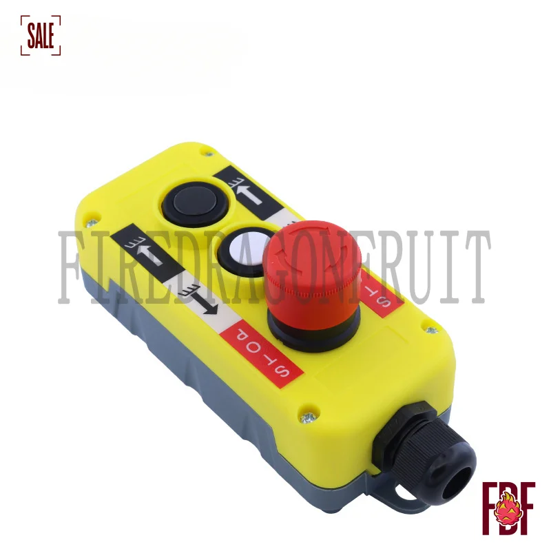

GangbeiRainproof Double Button Emergency StopControlSwitch Industrial and Commercial Use