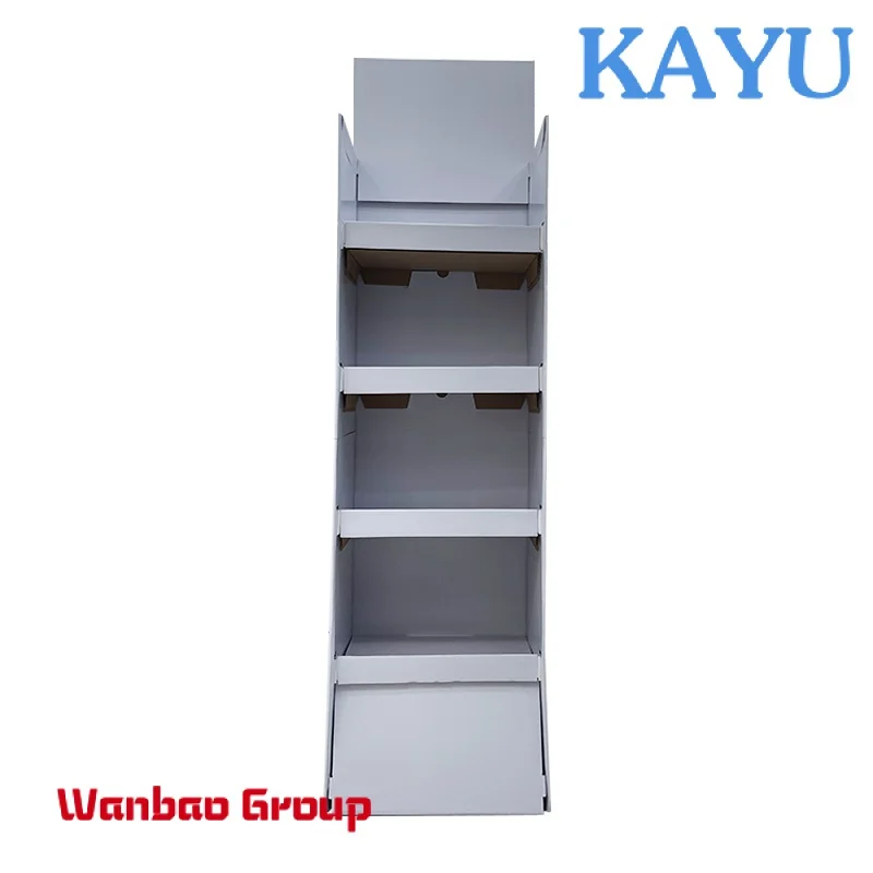 

Custom business super shelves store shelf display retail display rack promotion table cardboard pop up carton display stand