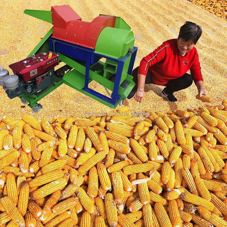 Multi-function Electric diesel Maize Corn Sheller and Thresher Machine in Mexico