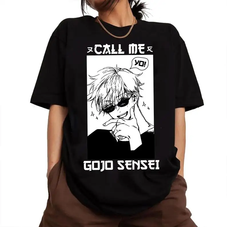 Call Me Sensei Satoru Gojo Shirt, Satoru Gojo T-Shirt