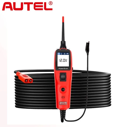 Imagen 2 del producto 2025 Autel Powerscan PS100 sistema de prueba de circuito automotriz Kit de sonda de prueba eléctrica automática 12V/24V herramientas de reparación de diagnóstico de coche