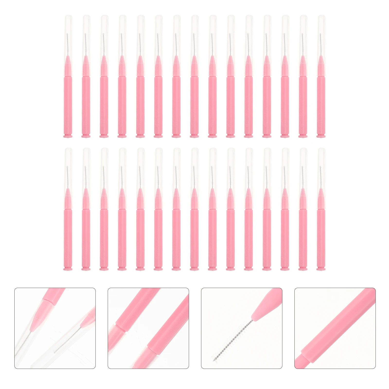 

30 Pcs Interdental Brush Set Floss Picks Toothpicks Aldult Portable Teeth Polypropylene Child