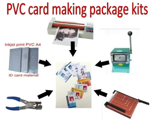 Nieuwe PVC ID-kaart Making Machine Kits Tools voor ID-kaart Maken Lidmaatschapskaart