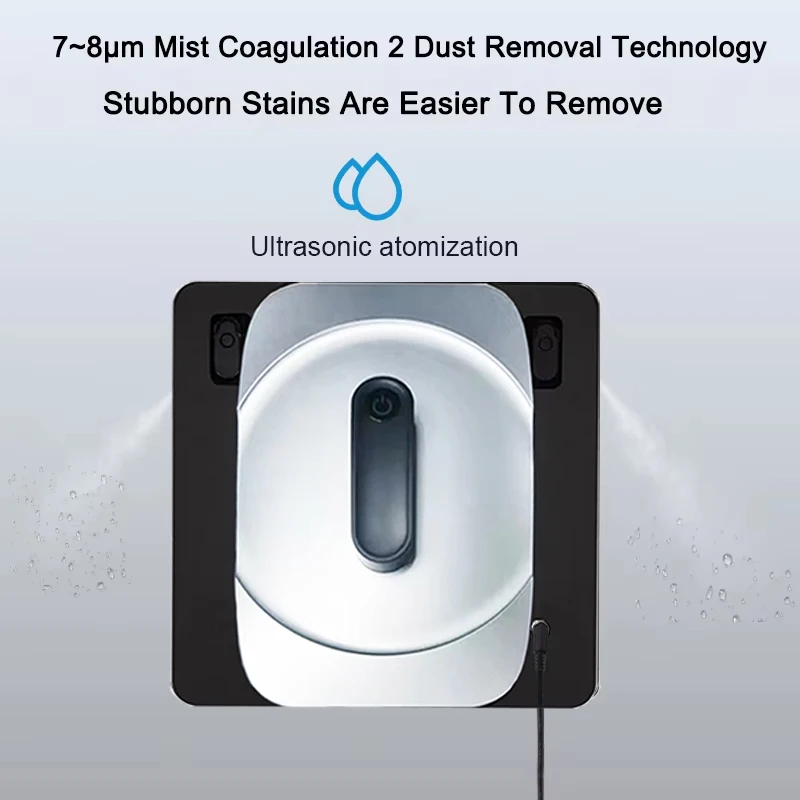 Purerobo W-S8S Robot Glazenwasser Glazenwasser Robot Slimme robotstofzuiger APP en afstandsbediening Automatische waternevel