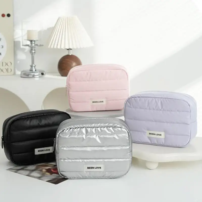

Travel Cosmetic Pouch Women's Makeup Organizer Toiletry Bag Large Capacity Makeup Storage Pouch Portable Lady Bags