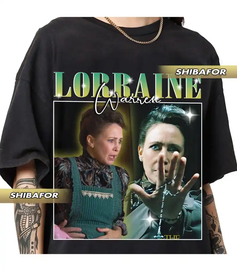 قميص Vera Farmiga as Lorraine Warren The Conjuring Last Rites Retro Vintage raptee