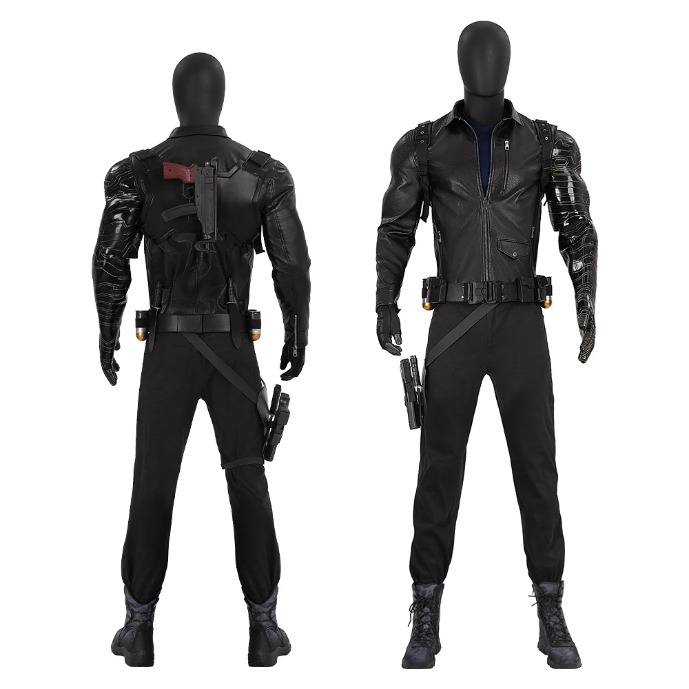 

Movie Winter Soldier Cosplay Costume Full Set Custom Size XS-XXXL Halloween Christmas Comic Con