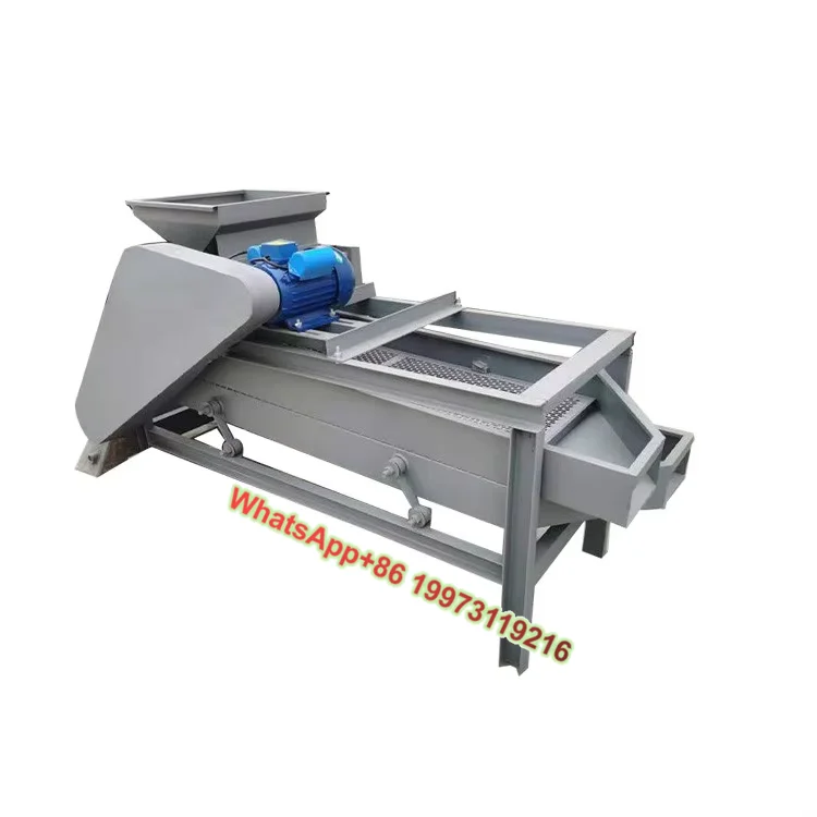 

Pistachio & Almond Shell Peeling Machine Palm Kernel Nut Crusher & Shell Separator with Engine Core Nut Breaker & Crusher