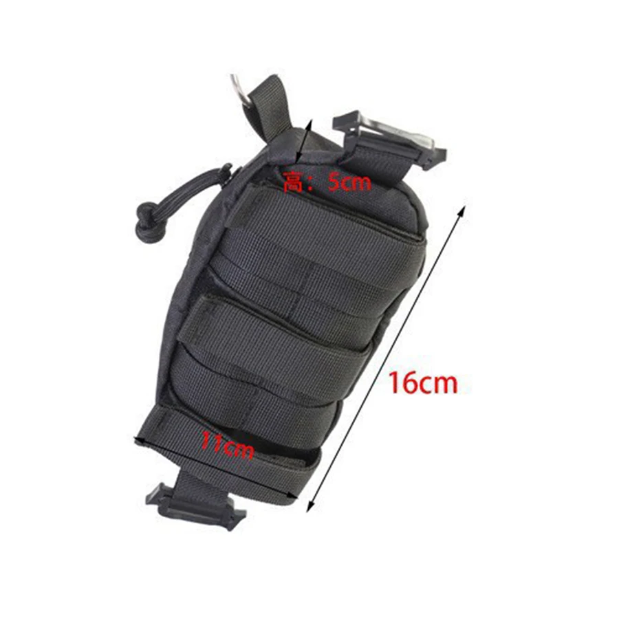 1 قطعة 9 × 2 × 17 سنتيمتر حقيبة متعددة الاستخدامات على ظهره حزام الكتف ملحق الحقيبة ، جيوب أداة متعددة الوظائف الحقائب الصغيرة المدمجة #5