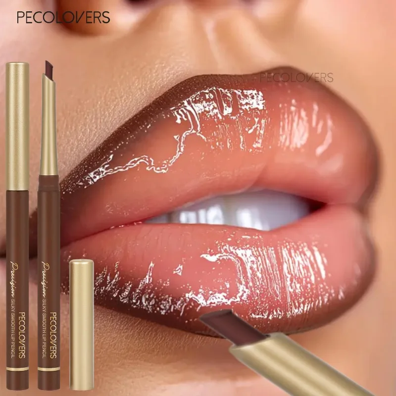1PC Brown Tube Lip Liner, Brown Lipstick, Plump and Charming Lips, Outline The Lips, Lip Cosmetics