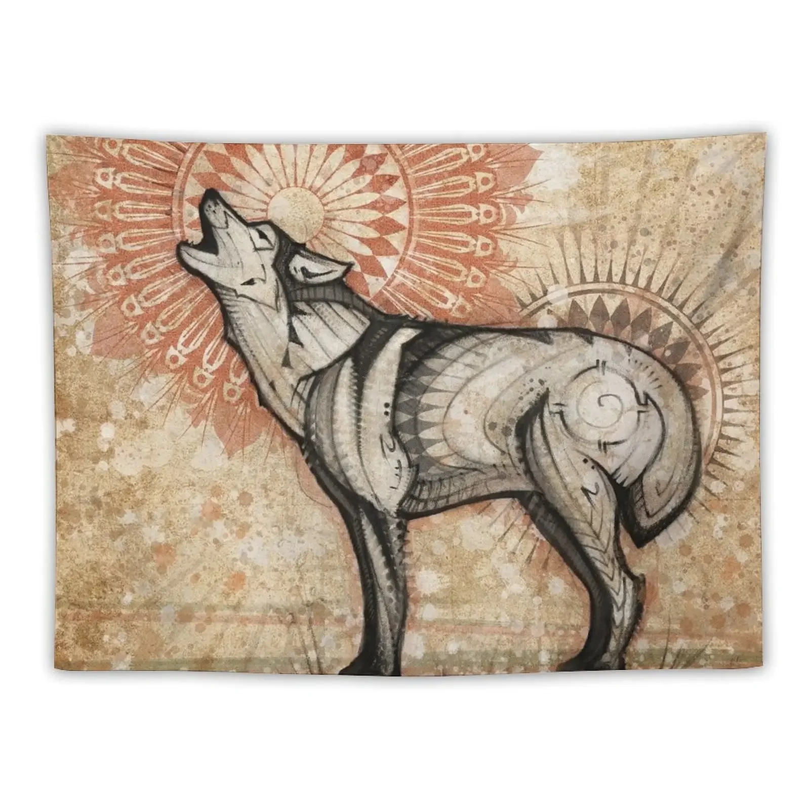 

Wolf Totem Tapestry Bedroom Organization And Decoration Room Aesthetic Decor Korean Room Decor Tapestry