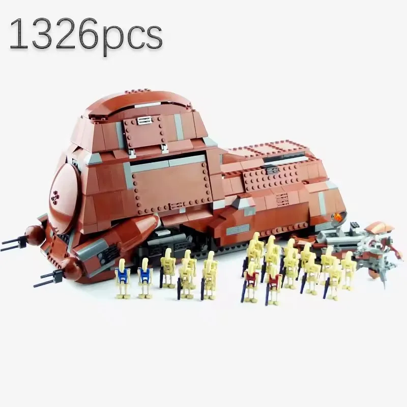 AUF LAGER 1326 PCS Trade Federation MTT Kompatibel 7662 Bausteine Ziegel Kinder Bildung Spielzeug