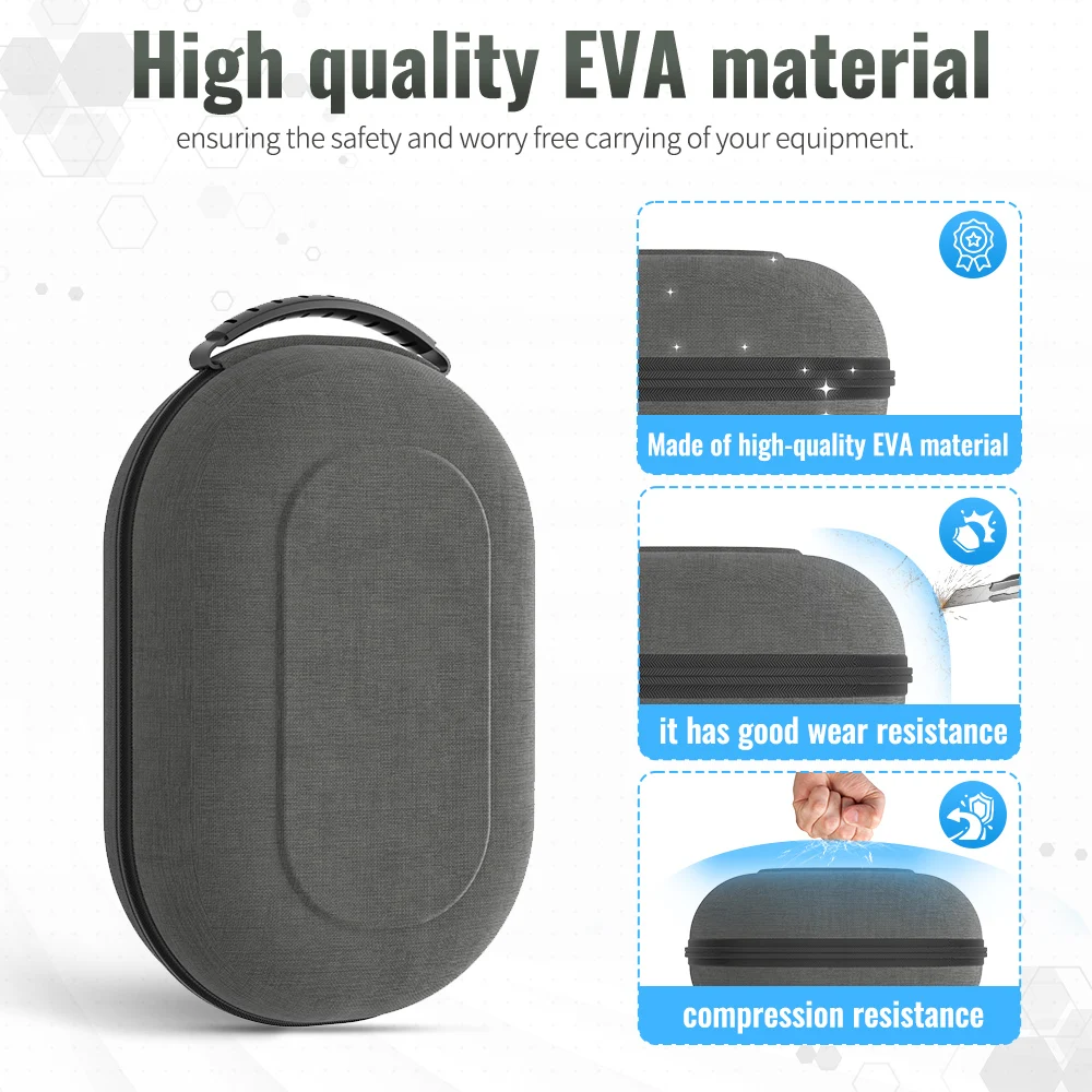 For Vision Pro/Meta Quest 3 portable storage bag Quest 3 portable EVA protective bag