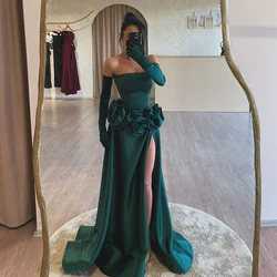 Thinyfull Women Prom Evening Dresses Strapless Floor Length Night Party Dress A-Line Floor Length Cocktail Gowns Saudi Arabia