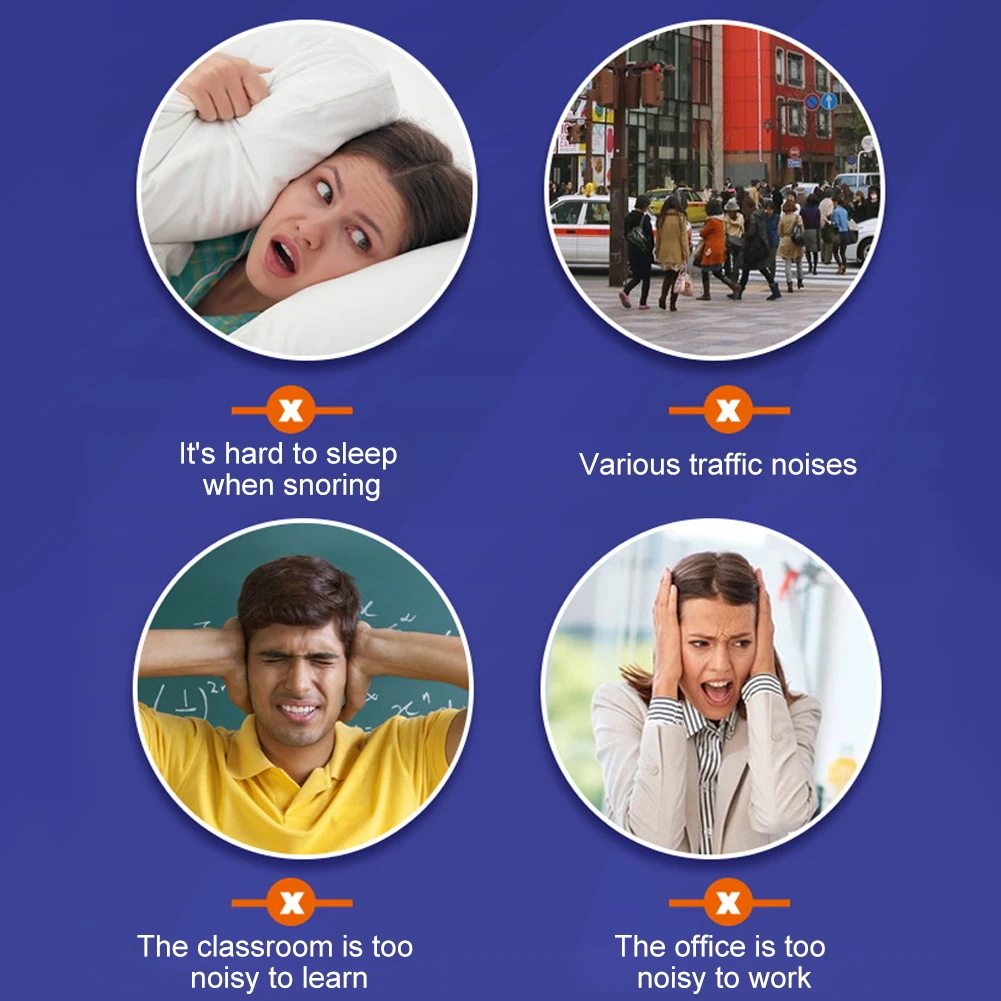 Plugue auricular do avião, impermeável, lavável, reutilizável, lavável, lavável, proteção auditiva, trabalho, dormindo, natação, dormitório, viagem, 1 par