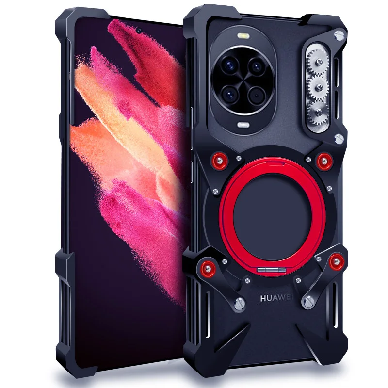 

Zimon Luxury New Thor Heavy Duty Armor Metal Aluminum Phone Case For Huawei Nova 15 14 13 12 Pro Ultra Back Fundas Coques Bumper
