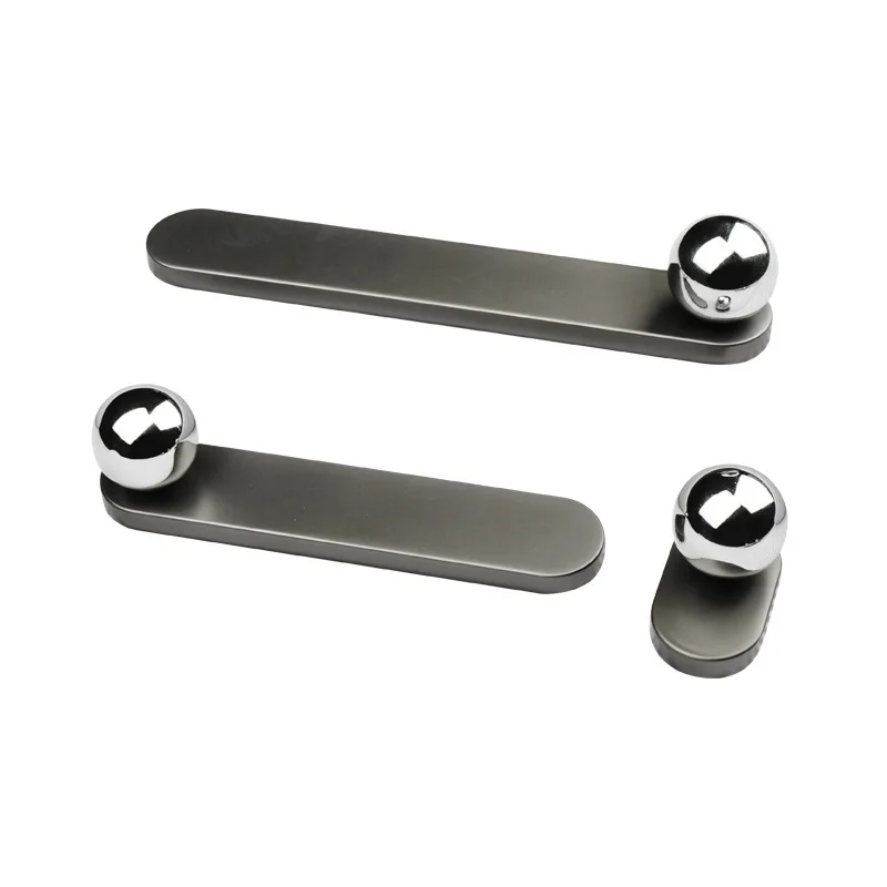 

Furniture Hardware Wardrobe Handle Simple Cabinet Door Handle Zinc Alloy Kitchen Accessories Dressers for Bedroom Drawer Knobs