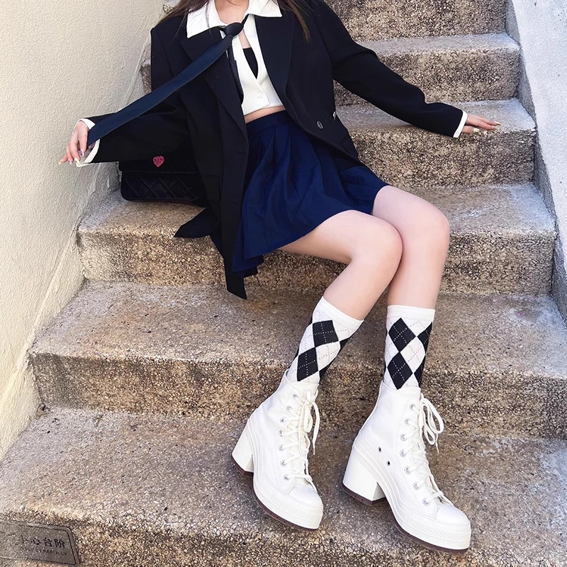 أحذية قماشية متعددة الاستخدامات للسيدات، أحذية مريحة غير رسمية جديدة للطلاب، أحذية رياضية بيضاء مسطحة، أحذية رياضية نسائية خفيفة Zapatos Mujer #5