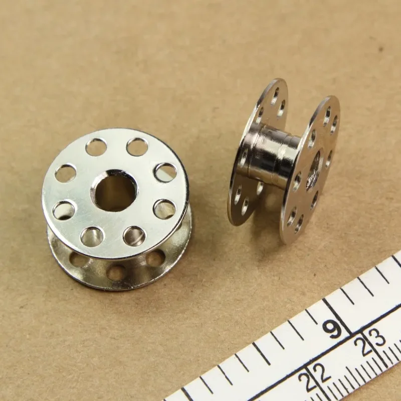 

10 Pcs Steel Bobbin for Embroidery Machine 1.6 times Extra Thread Capacity 60% More Durability Bobbin for Home Sewing Machines