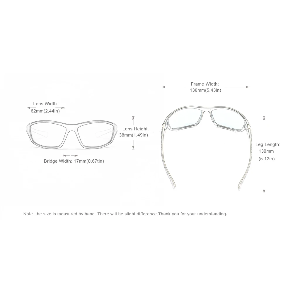 KINGSEVEN-نظارات شمسية للرجال مضادة للانعكاس ، نظارات UV400 مستقطبة ، نظارات رياضية خارجية TR90 ، جودة عالية ، #6
