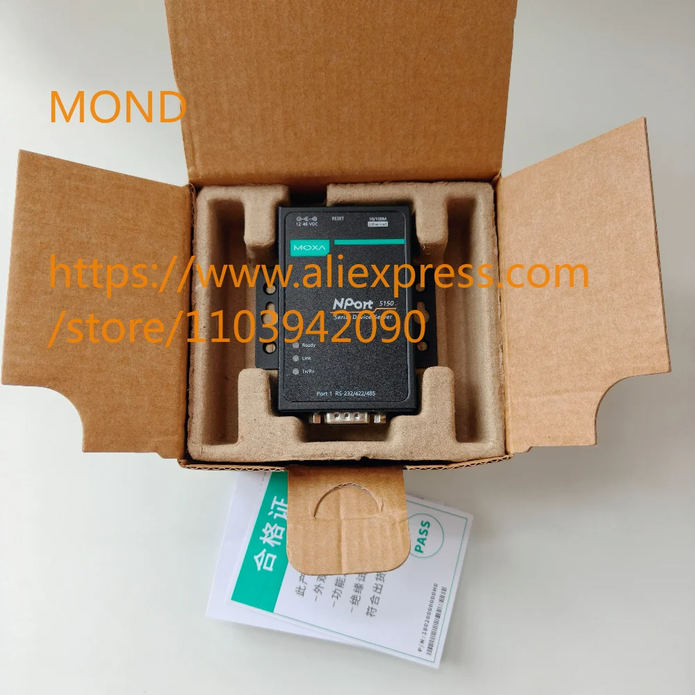 New Original 1PCS NPort 5150 NPort5110 NPort5130 MOXA  Serial Server Module NPORT5150 RS232/422/485 Port