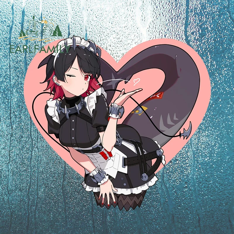 

EARLFAMILY Zenless Zone Zero Ellen Joe автомобильная наклейка индивидуальная крутая форма сердца автомобильная пленка наклейки отличные водонепроницаемые аксессуары Bmw