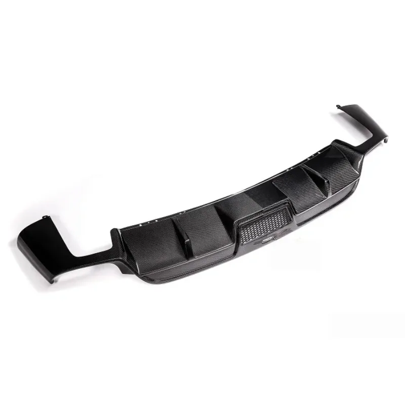 15-17 Paraurti per auto in fibra di granchio di alta qualità per Porsche Cayenne Fibra di carbonio 3.0T 3.6T 4.8T Labbra posteriori