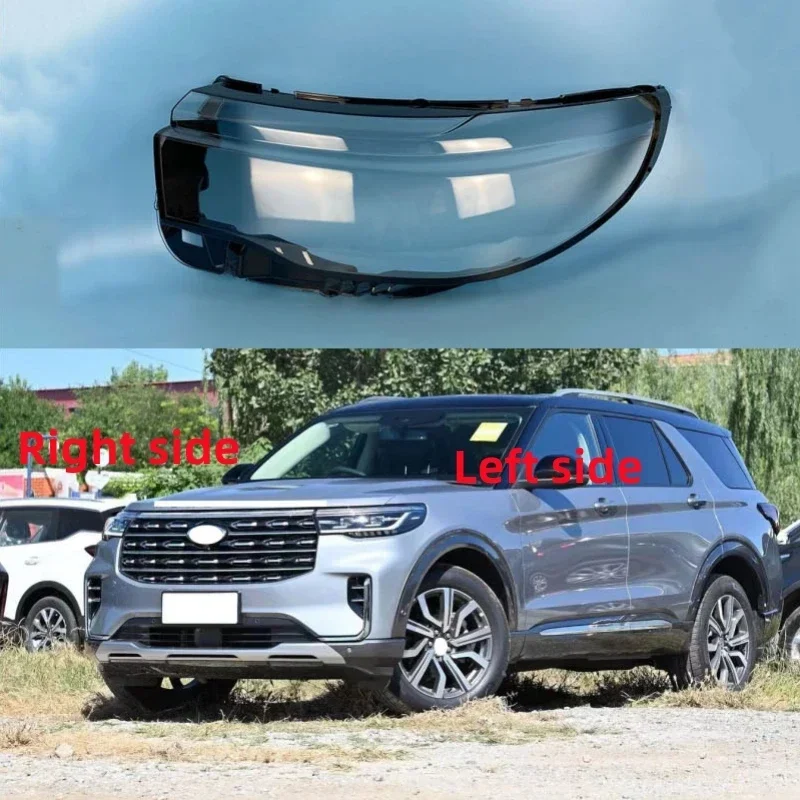 For Ford Explorer 2023 2024 Car Headlight Shell Headlamp Cover Replace Lamp Shade Headlamp Lens Glass