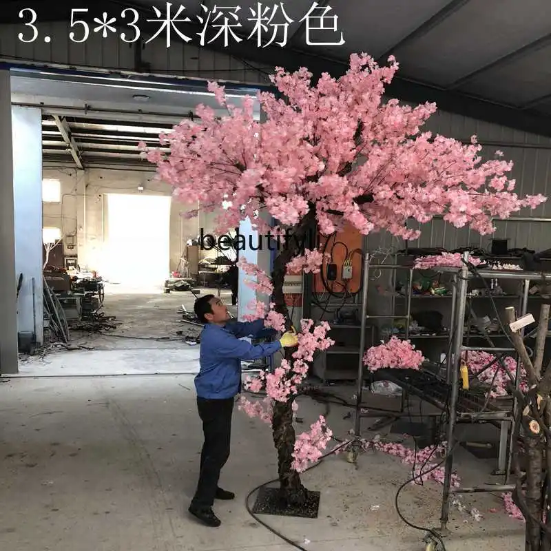 Pomegranate Tree Dry Simulation Wish Fake Trees Peach Blossom Decoration New Year Mall Display Floor