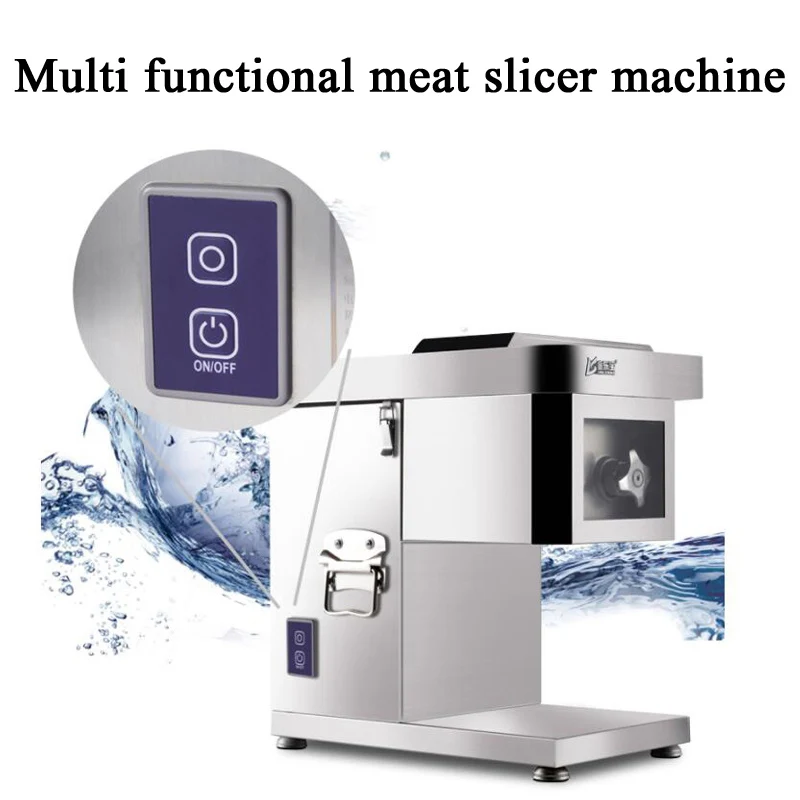 150KG/H Automatic Meat Slicer Consumer And Commercial Multifunctional Fresh Meat Dicing Machine Household Lamb Roll Slicer 220V