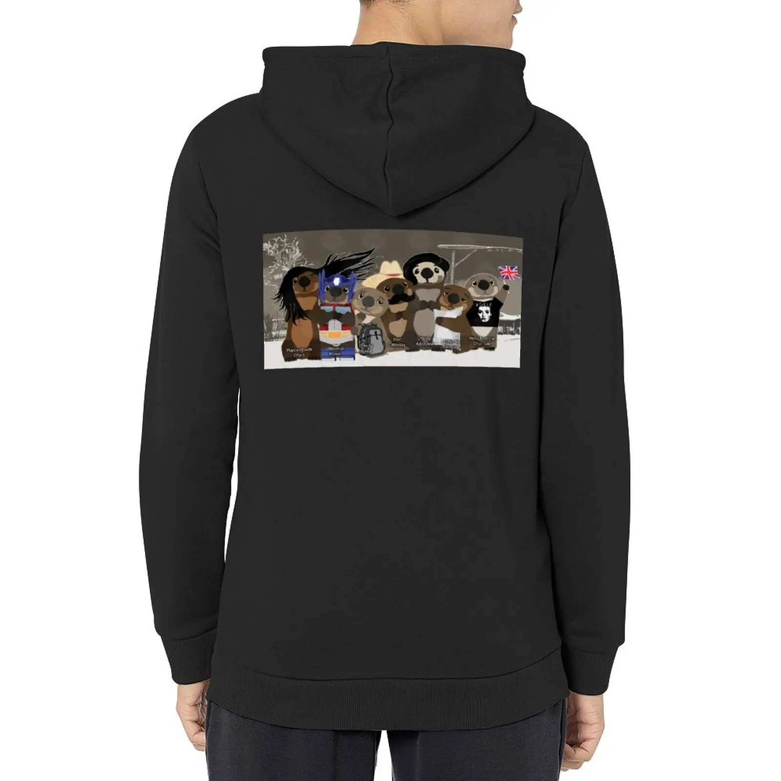 

EMBC After Hours Otters on the Homestead Hoodie blouse men's clothing anime clothing men's clothes new in hoodies & sweat-shirt