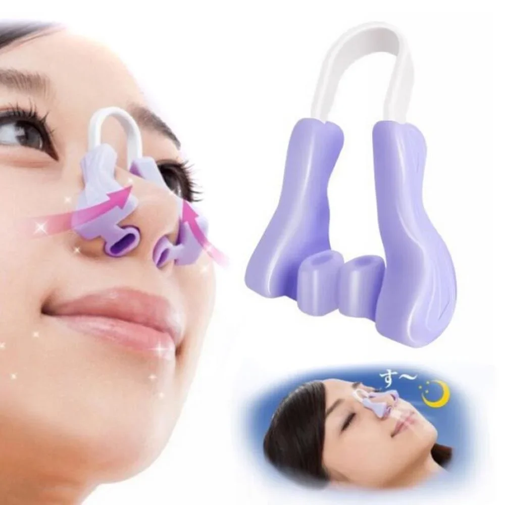 1 pièce Clip Magique Sans Douleur pour Remodeler le Nez, Redresseur de Pont Nasal, Amincisseur de Nez en Silicone, Outils de Beauté pour le Visage