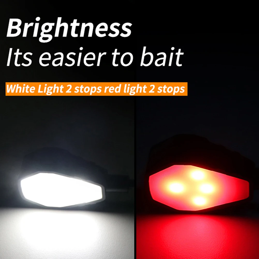 مشبك على ضوء القراءة القابل لإعادة الشحن مع ضوء كتاب مستشعر الحركة مع مؤشر الطاقة لقراءة التخييم والصيد #3