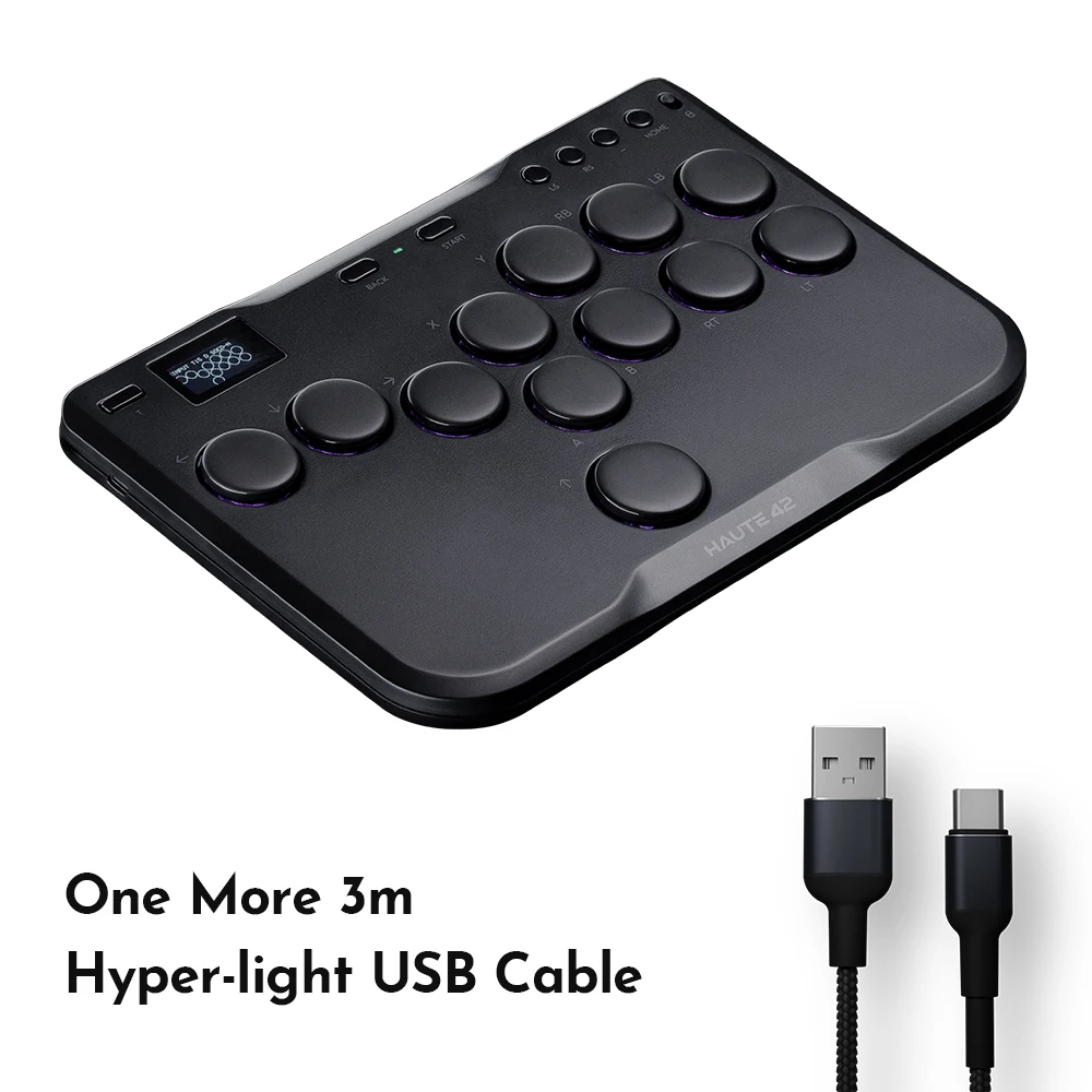 Haute42 Cosmox Mini Arcade Joystick Hitbox Controller Keyboard