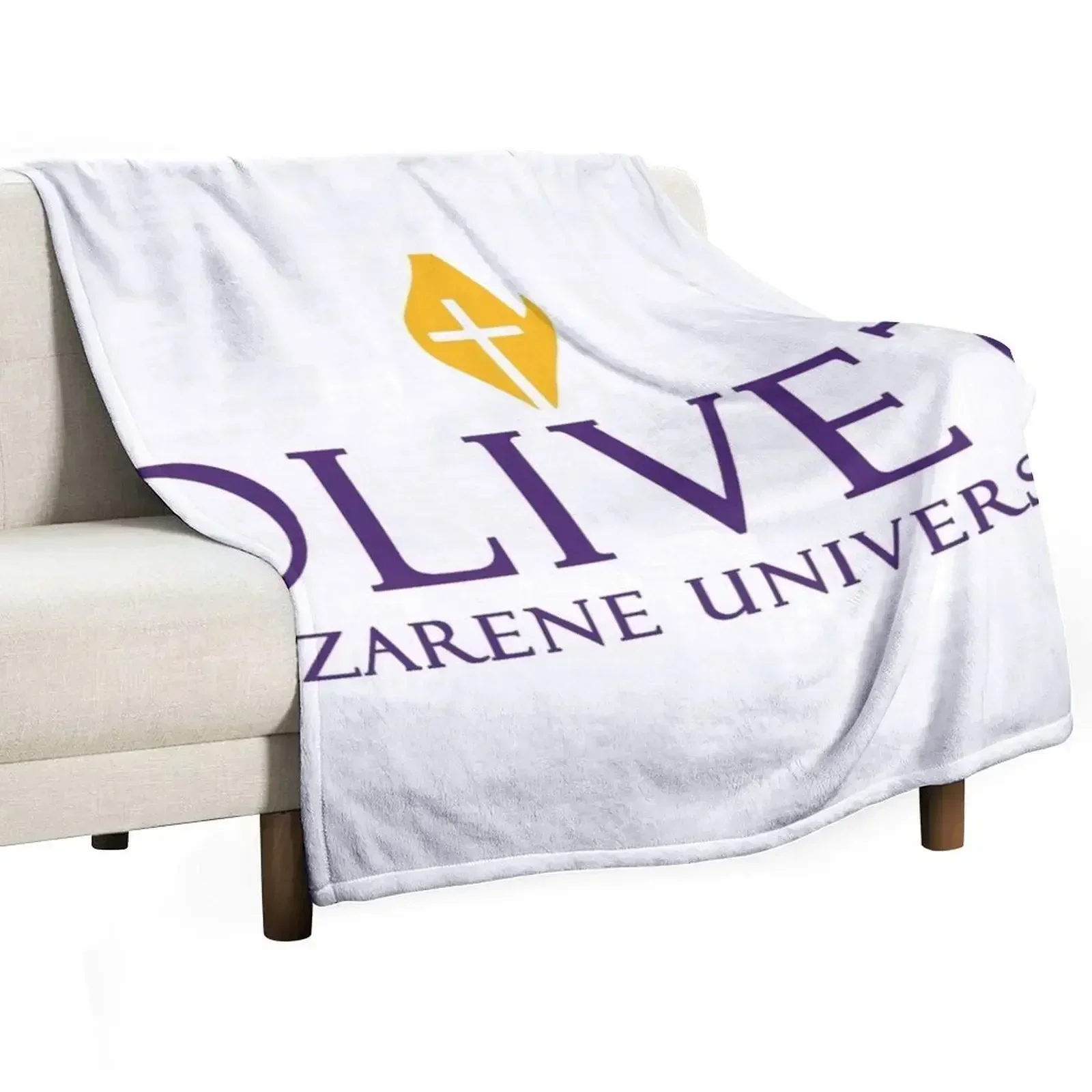 

Olivet Nazarene College Throw Blanket Soft Solid Color Blanket for Couch Bed