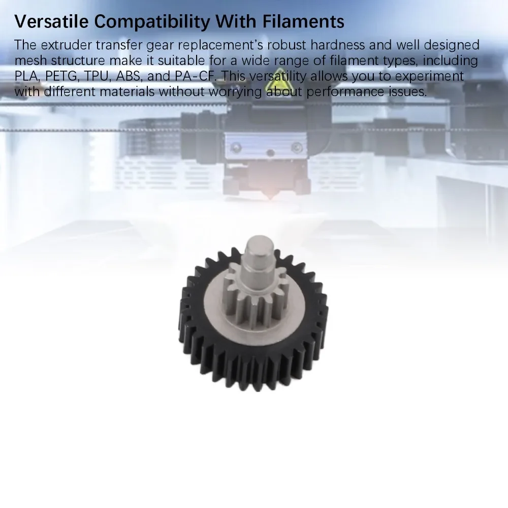 Reduction Gear 3D Printer Extruder Gear Exquisite Craftsmanship Precision Gear Extruder Drive Gear for Creality K1 K1C