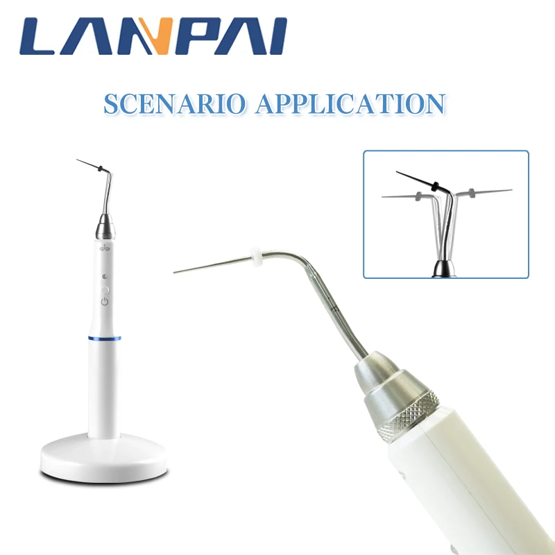 Ferramentas De Laboratório De Odontologia, Obturação Dental Gutta Percha, Pontas Prateadas, Boa Condutividade Térmica, Alta Taxa De Aquecimento, 2Pcs