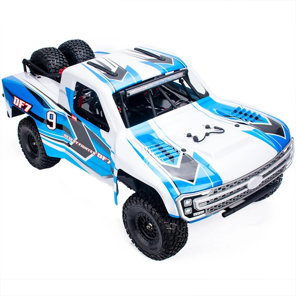 

1/7 4072 DF7 V2 Автомобиль с дистанционным управлением 6S Бесщеточный 4WD Модель Задний прямой мост Пустыня Короткий грузовик Гусеничный электрический внедорожник