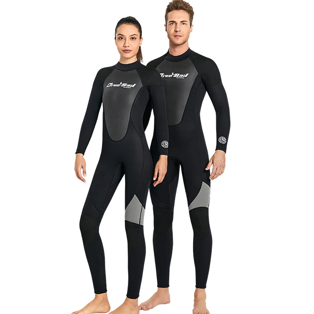 

Men Women's Wetsuit 3mm Neoprene Warm Wetsuits Long Sleeve Wetsuits One Piece Dive Suits for Scuba Diving Surfing Swimming Snork